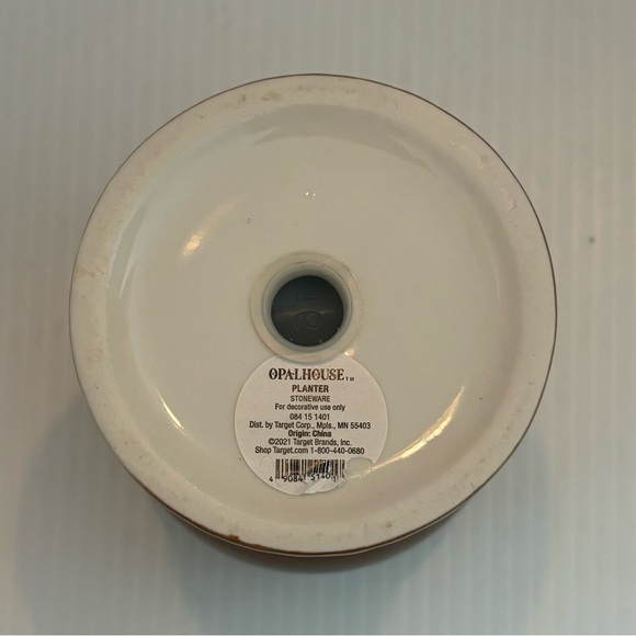 Target Opalhouse Stoneware Face Planter 4.5” Pot Vase Brown Dots Head Boho - Picture 6 of 9